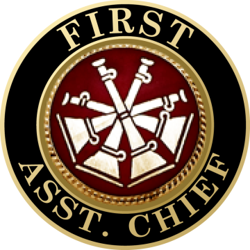 Smith & Warren M1707 First Asst. Chief Collar Disc (15/16") (Individual)