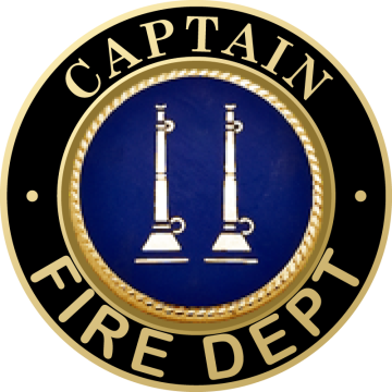 Smith & Warren M1708 Captain Fire Dept. Collar Disc (15/16") (Individual)