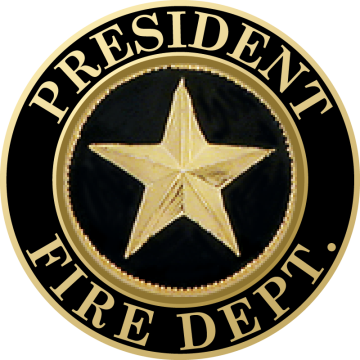 Smith & Warren M1723 President Fire Dept. Collar Disc (15/16") (Individual)