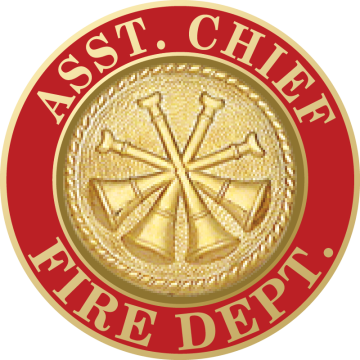 Smith & Warren M1729 Asst. Chief Fire Dept. Collar Disc (15/16") (Individual)