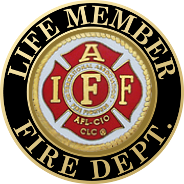 Smith & Warren M1732 Life Member Fire Dept. Collar Disc (15/16") (Individual)