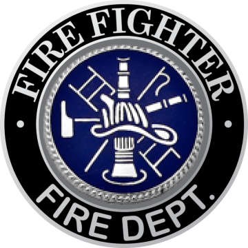 Smith & Warren M1742 Firefighter Fire Dept. Collar Disc (15/16") (Individual)