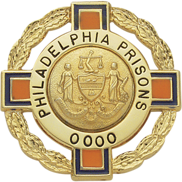 Smith & Warren M182D Circular Wreath Badge with Enameled Squares (1.740")