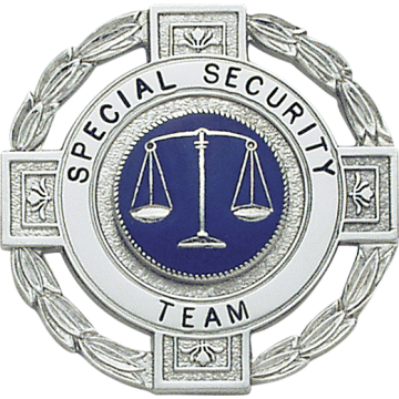 Smith & Warren M182F Circular Wreath Cross Badge (1.730")