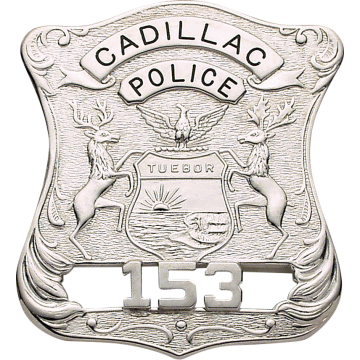 Smith & Warren M184 Michigan Coat of Arms Shield Badge (2.870" x 2.590")