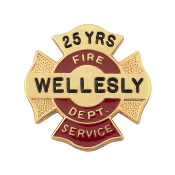 Smith & Warren M1908PRE Fire Dept. Service Pin (7/8")