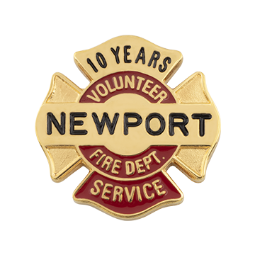 Smith & Warren M1908VRE Volunteer Fire Dept. Service Pin (7/8")