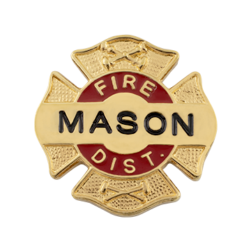 Smith & Warren M1913B Fire Dist. Service Pin (7/8")