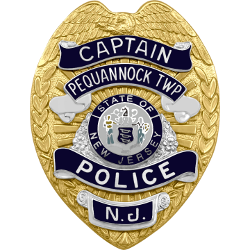 Smith & Warren M201R Eagle Top Badge with Reverse Enamel Panels (3-1/8" x 2-3/8")