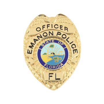 Smith & Warren M202D Eagle Top Badge with Large Seal (2-3/8" x 1-3/4")