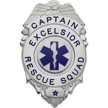 Smith & Warren M209 Eagle Top over Circle Badge (3" x 1-7/8")