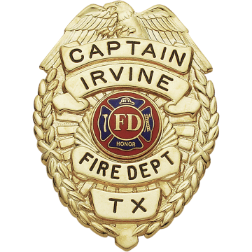 Smith & Warren M2100 Unique Eagle Top Badge (3.310" x 2.460")