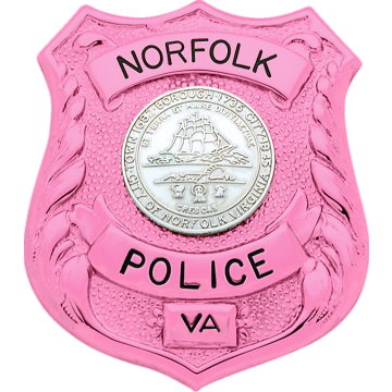 Smith & Warren M216 Pink Breast Cancer Awareness Classic Shield Badge (2.550" x 2-1/4")