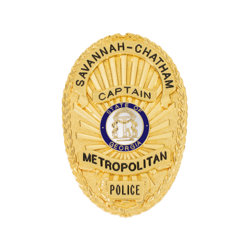 Smith & Warren M260C Oval Badge with Applied Panels (2-3/4" x 1-7/8")