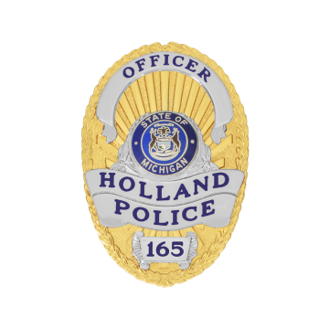 Smith & Warren M260K Smaller Oval Badge with Applied Panels (2-3/4" x 1-7/8")