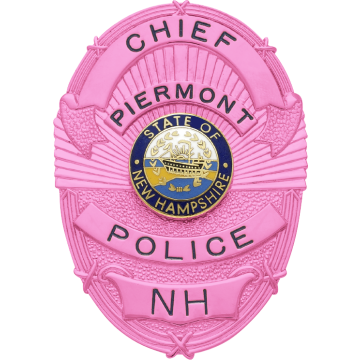 Smith & Warren M263B_PI Breast Cancer Awareness Oval Badge (2-1/2" x 1-3/4")