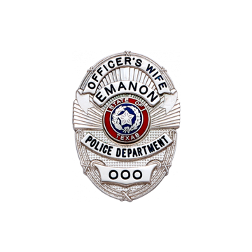 Smith & Warren M263M Small Oval Badge with Sun Rays (1-5/8" x 1-1/8")