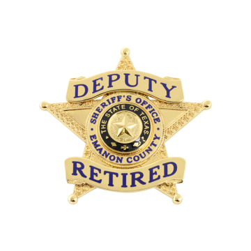 Smith & Warren M370TXB Five-Point Star Badge with Large Panels (2-1/2")