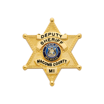 Smith & Warren M371 Small Six Point Star Badge (1-3/4" x 1-1/2")