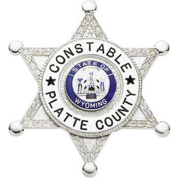 Smith & Warren M384 Six Point Star Badge with Applied Circle Panel (2-5/8" x 2-3/8")