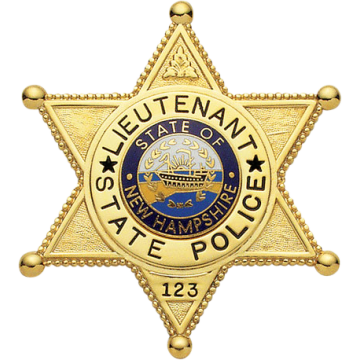 Smith & Warren M392 Six Point Star Badge with Circle Panel (2-13/16" x 2-1/2")