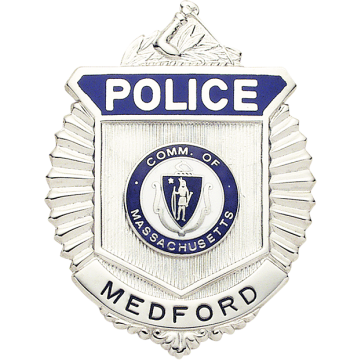 Smith & Warren M41 Massachusetts Police Shield (3" x 2-1/4")