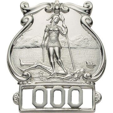 Smith & Warren M425 Virginia Coat of Arms Hat Badge (2.760" x 2.420")