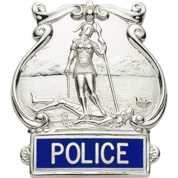 Smith & Warren M425_C516E Virginia Coat of Arms Hat Badge w/ Title Panel