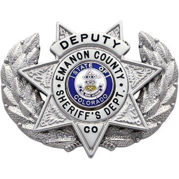 Smith & Warren M426_S249C Wreath Hat Badge w/ 7-Point Star (1-5/8" x 2")