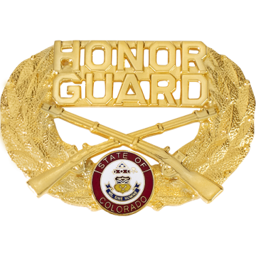 Smith & Warren M426HG Honor Guard Wreath Hat Badge (1-3/8" x 2")