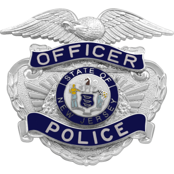 Smith & Warren M442R Classic Eagle Top Hat Badge with Reverse Enamel Panels (2-1/2" x 2-3/4")