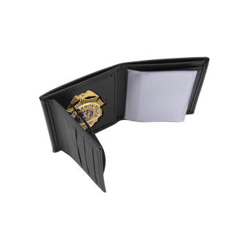 Smith & Warren BC439 Dress Leather Single ID Tri-Fold Wallet w/ CC Slots