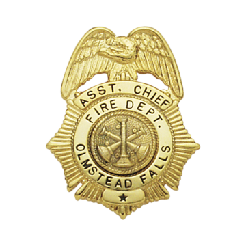 Smith & Warren M468A Small Eagle Top Sunburst Badge (1.580" x 1.260")