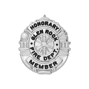 Smith & Warren M595 Fire Service Pin w/ Hook & Ladder Design (1" x 7/8")