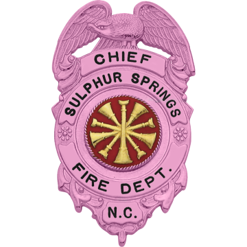 Smith & Warren M5B_PI Breast Cancer Awareness Decorative Eagle Top Badge (3.030" x 1.760")