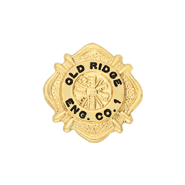 Smith & Warren M602 Maltese Cross Fire Service Pin (7/8")