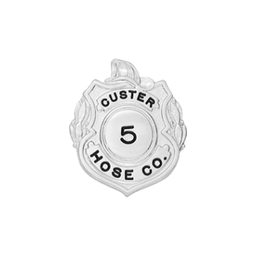 Smith & Warren M605 Fire Shield Service Pin with Helmet (7/8" x 3/4")