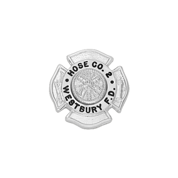 Smith & Warren M614 Maltese Cross Fire Service Pin (3/4")