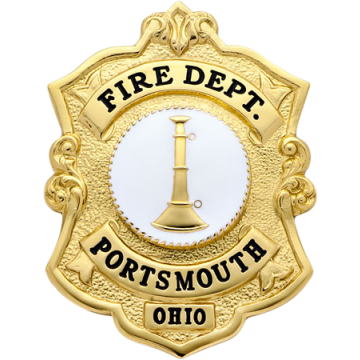 Smith & Warren M79 Classic Fire Dept. Shield Badge (2-3/8" x 1-13/16")