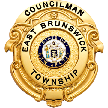 Smith & Warren M81 Shield Badge w/ Decorative Border & Circle Panel (2-5/8" x 2-3/8")