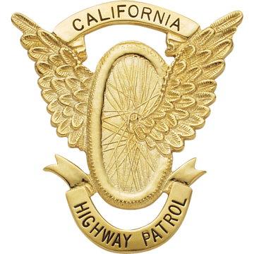 Smith & Warren M810 Motorcycle Wheel Wing Hat Badge (2-5/8" x 2-7/16")