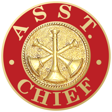 Smith & Warren M823 Asst. Chief Hat/Coat Disc (1.625")