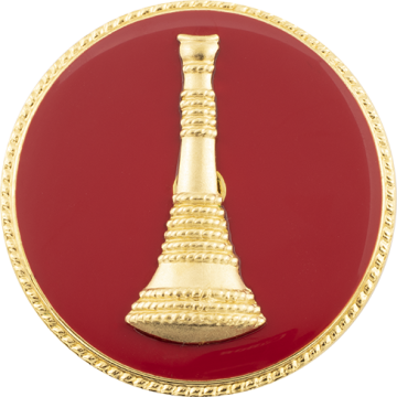 Smith & Warren M840_C115L One Bugle Hat/Coat Disc (1.625")