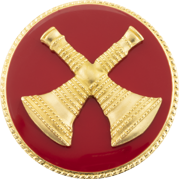 Smith & Warren M840_C118L Two Bugle Hat/Coat Disc (1.625")