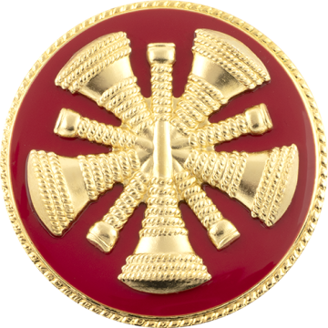 Smith & Warren M840_C121L Five Bugle Hat/Coat Disc (1.625")