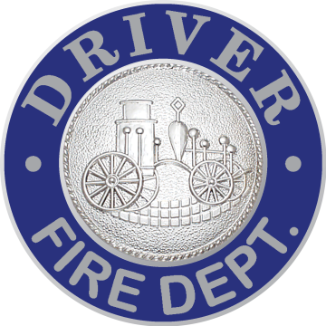 Smith & Warren M841 Driver Fire Dept. Hat/Coat Disc (1.625")