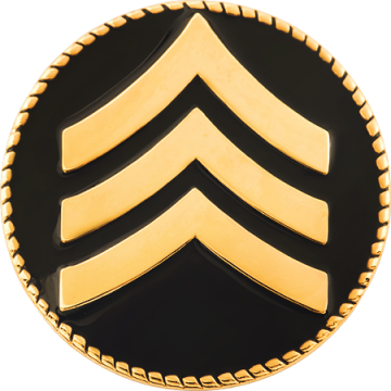 Smith & Warren M846E Sergeant Chevron Hat/Coat Disc (1.5")