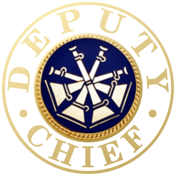 Smith & Warren M953 Deputy Chief Hat/Coat Disc (1.625")