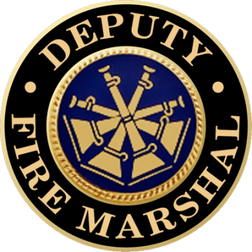 Smith & Warren M954DFM Deputy Fire Marshal Hat/Coat Disc (1.625")