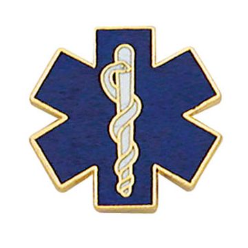 Smith & Warren M998CO Star of Life Lapel Pin (Individual)